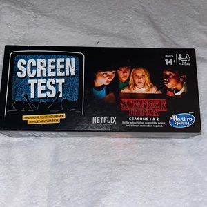 Screen Test Game-Stranger Things